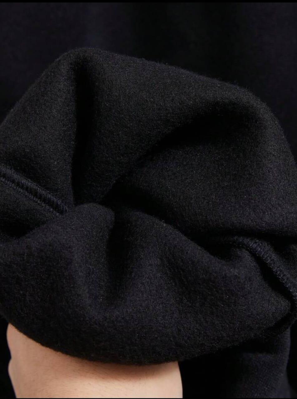 2 Pieces Men's Fleece Plain Track Suite